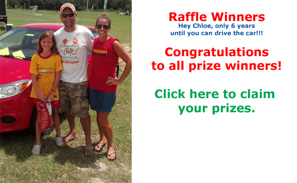 RAFFLE WINNERS - Congratulations!